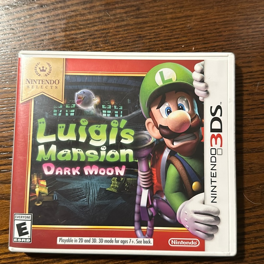 Nintendo 3DS Luigi’s Mansion Dark Moon game